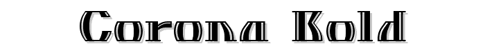 Corona Bold font